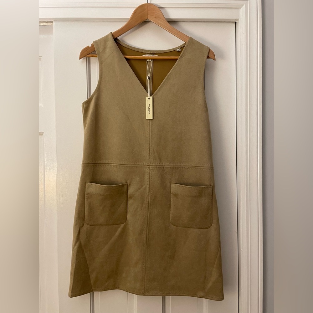 NWT Max Studio suede jumper